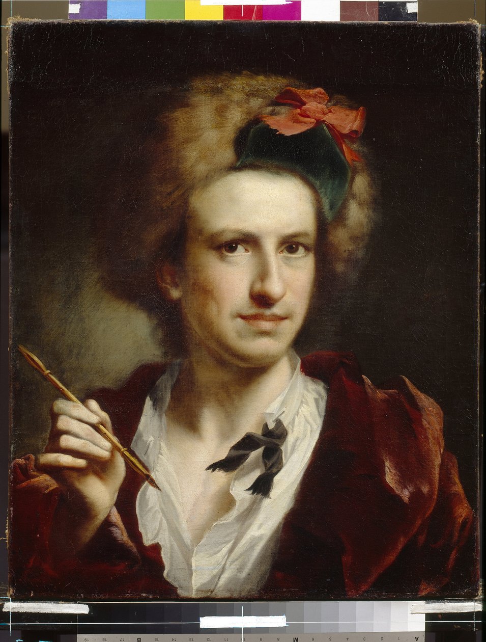 صورة للنقاش فرانشيسكو بارتولوزي (1728-1813). لوحة أنتون رافائيل مينجز (1728-1779) ، زيت على قماش. الفن الألماني بواسطة انطون رافائيل منغز