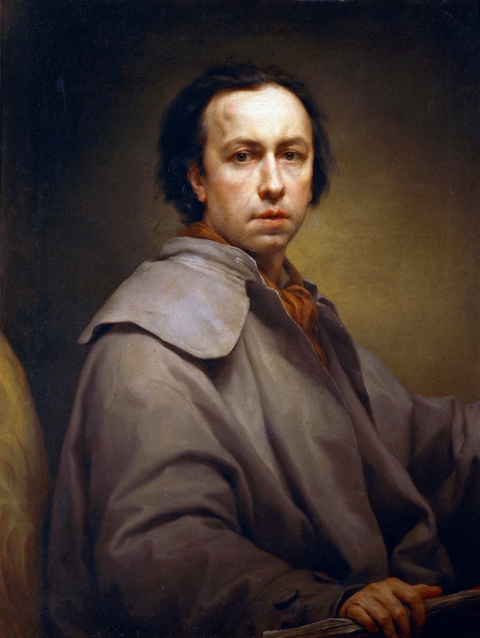 بورتريه ذاتي ، لأنطون رافائيل مينجز ، حوالي عام 1776 ، زيت على قماش بواسطة انطون رافائيل منغز