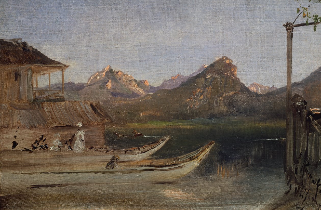 في Wolfgangsee بواسطة انطون روماكو