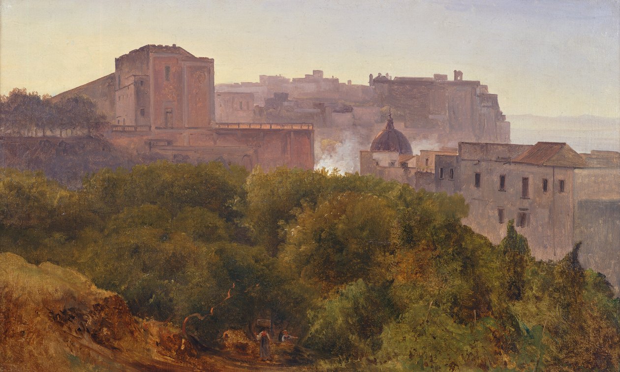 Francavilla Wood in Chiatamone, c.1824 (oil on canvas) بواسطة انطون سيمينك بيتلو