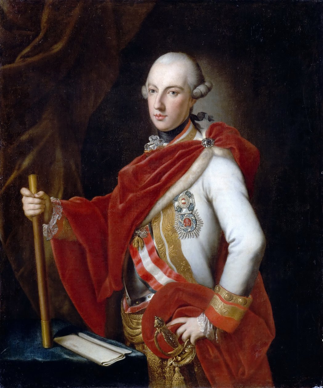 صورة للإمبراطور جوزيف الثاني 1741-1790 بواسطة انطون فون مارون