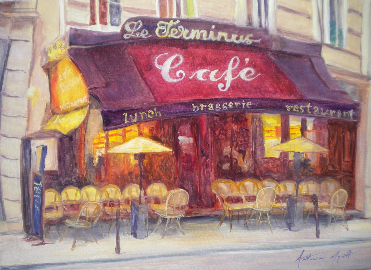 Cafe le Terminus ، 2010 بواسطة أنطونيا ميات