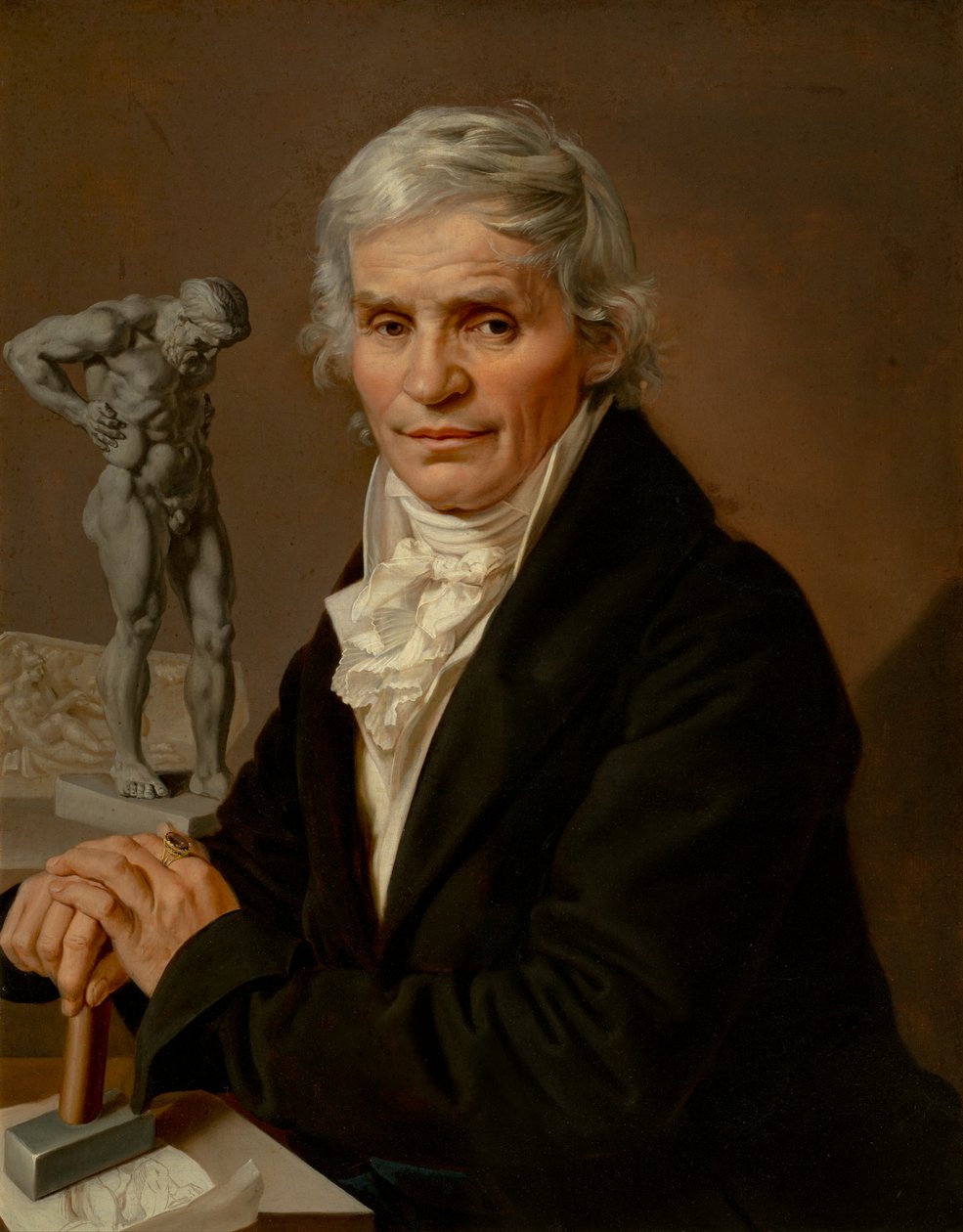صورة النحات جوزيف مالينسكي ، 1818 بواسطة أنتونين ماتشيك