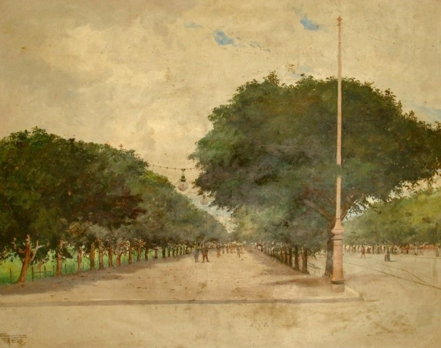 Calcada do Largo da Polvora بواسطة أنطونيو باريراس
