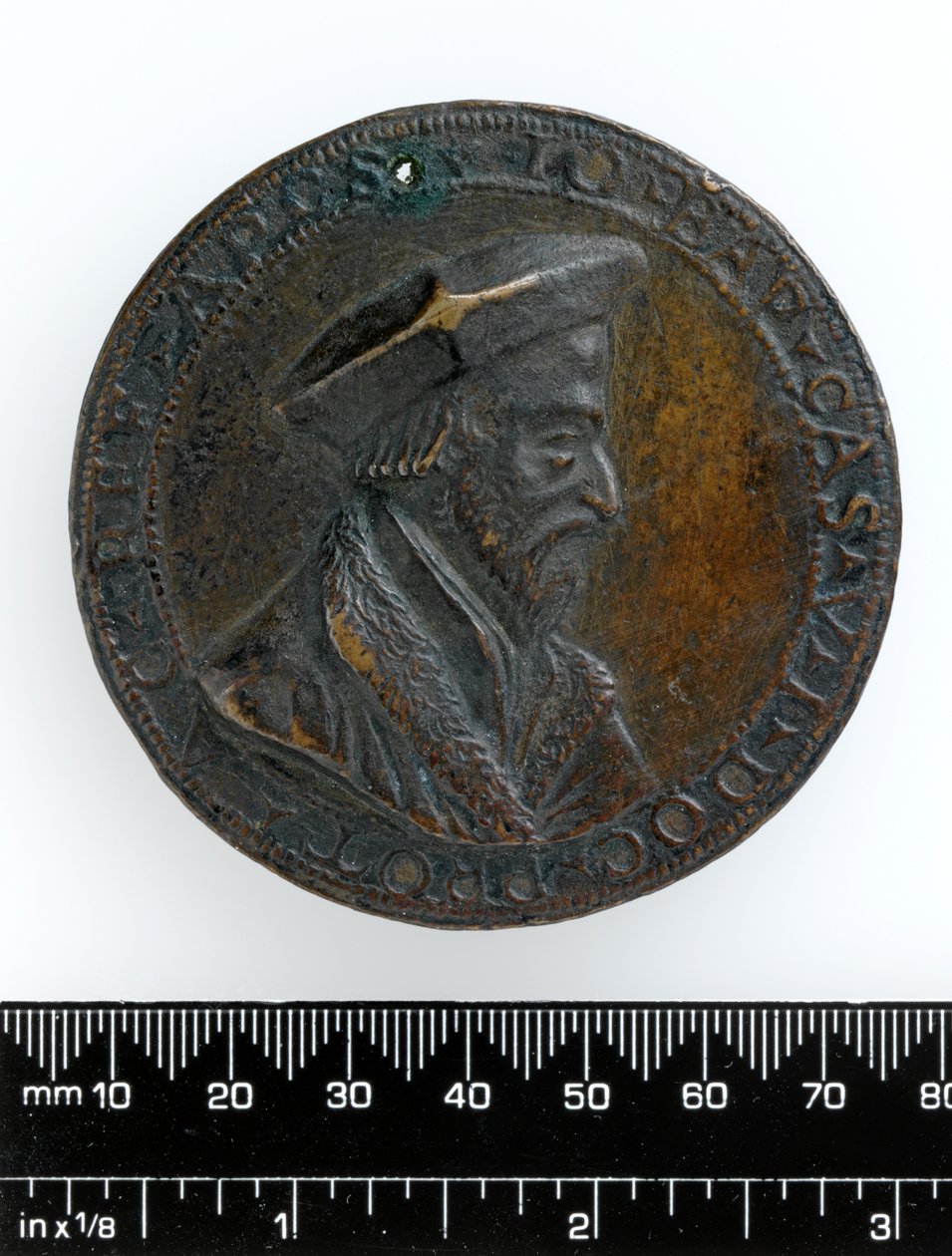 ميدالية Cast of the Bishop Giovanni Battista Casalio ، c.1526 (برونزية) بواسطة أنطونيو فيسينتينو