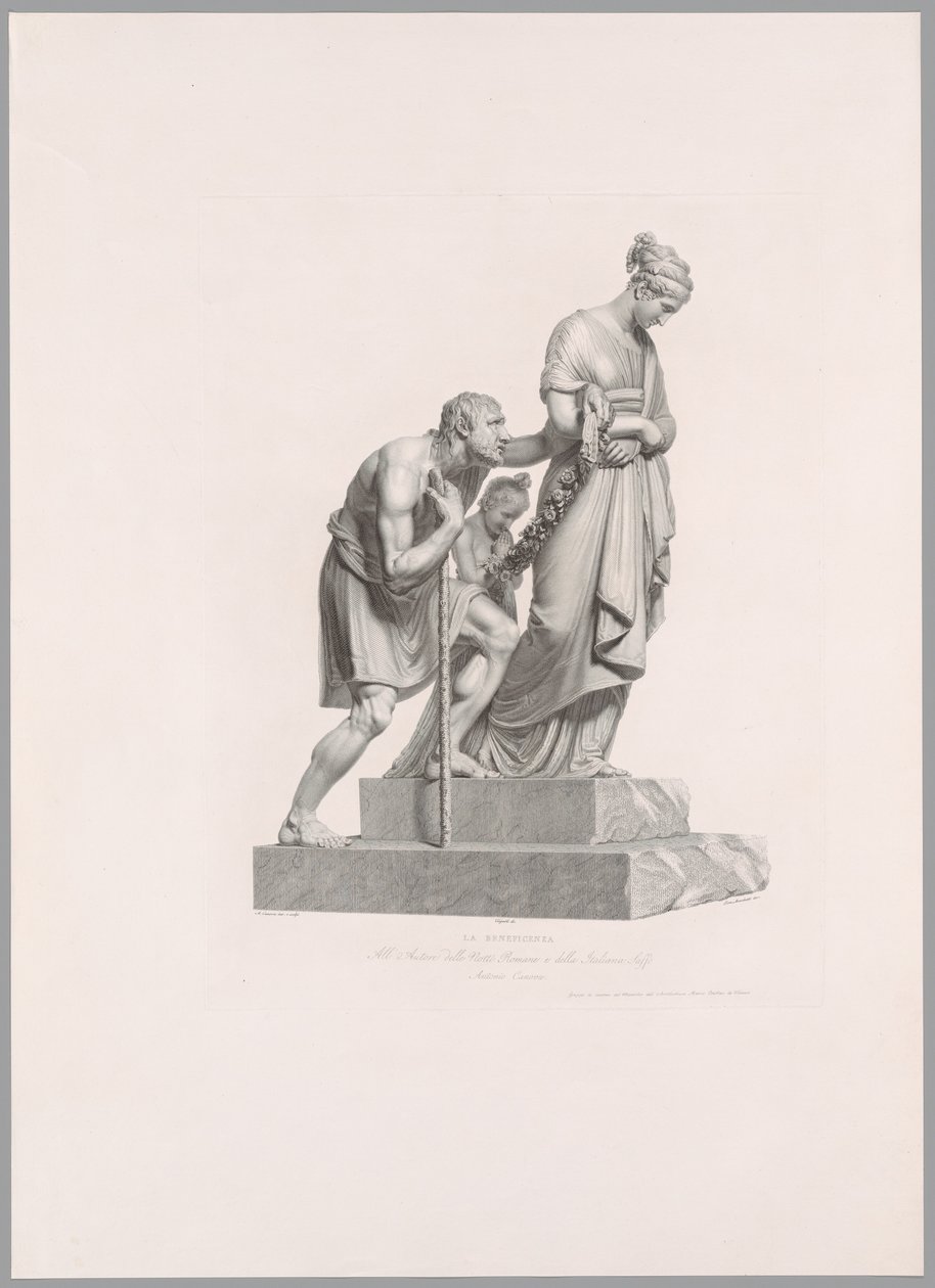 مؤسسة خيرية من Oeuvre de Canova بواسطة انطونيو كانوفا