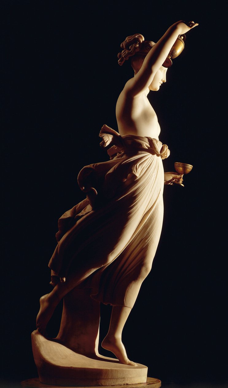 Hebe by Antonio Canova (1757-1822), marble statue بواسطة انطونيو كانوفا