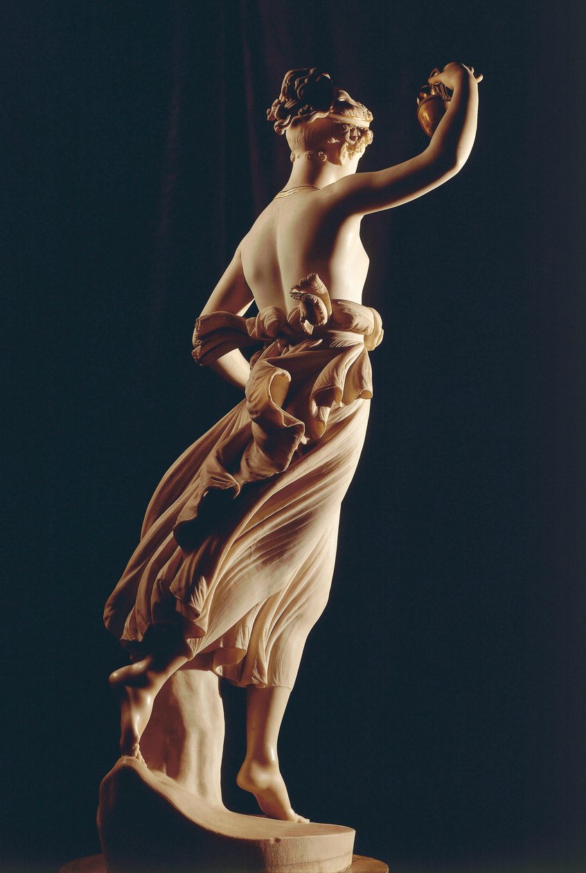 Hebe by Antonio Canova (1757-1822), marble statue بواسطة انطونيو كانوفا