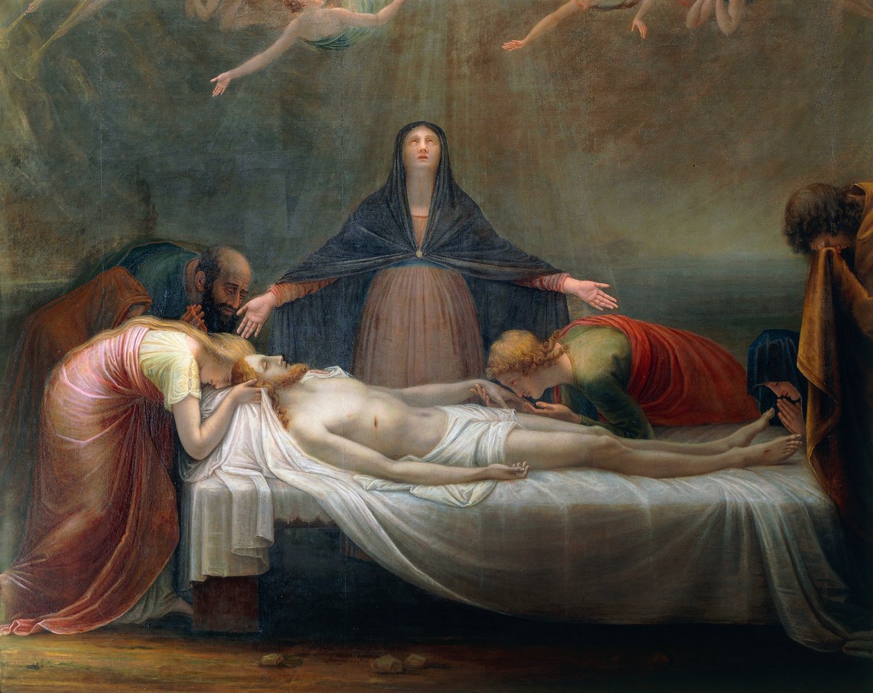 Lamentation over the Dead Christ, by Antonio Canova, detail بواسطة انطونيو كانوفا