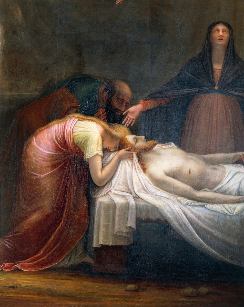 Lamentation over the Dead Christ, by Antonio Canova, detail بواسطة انطونيو كانوفا