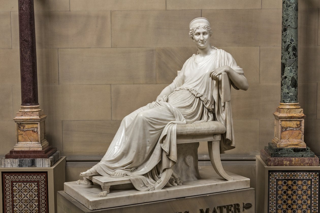 Letitia Ramolino Bonaparte, c.1804-07 (marble) بواسطة انطونيو كانوفا