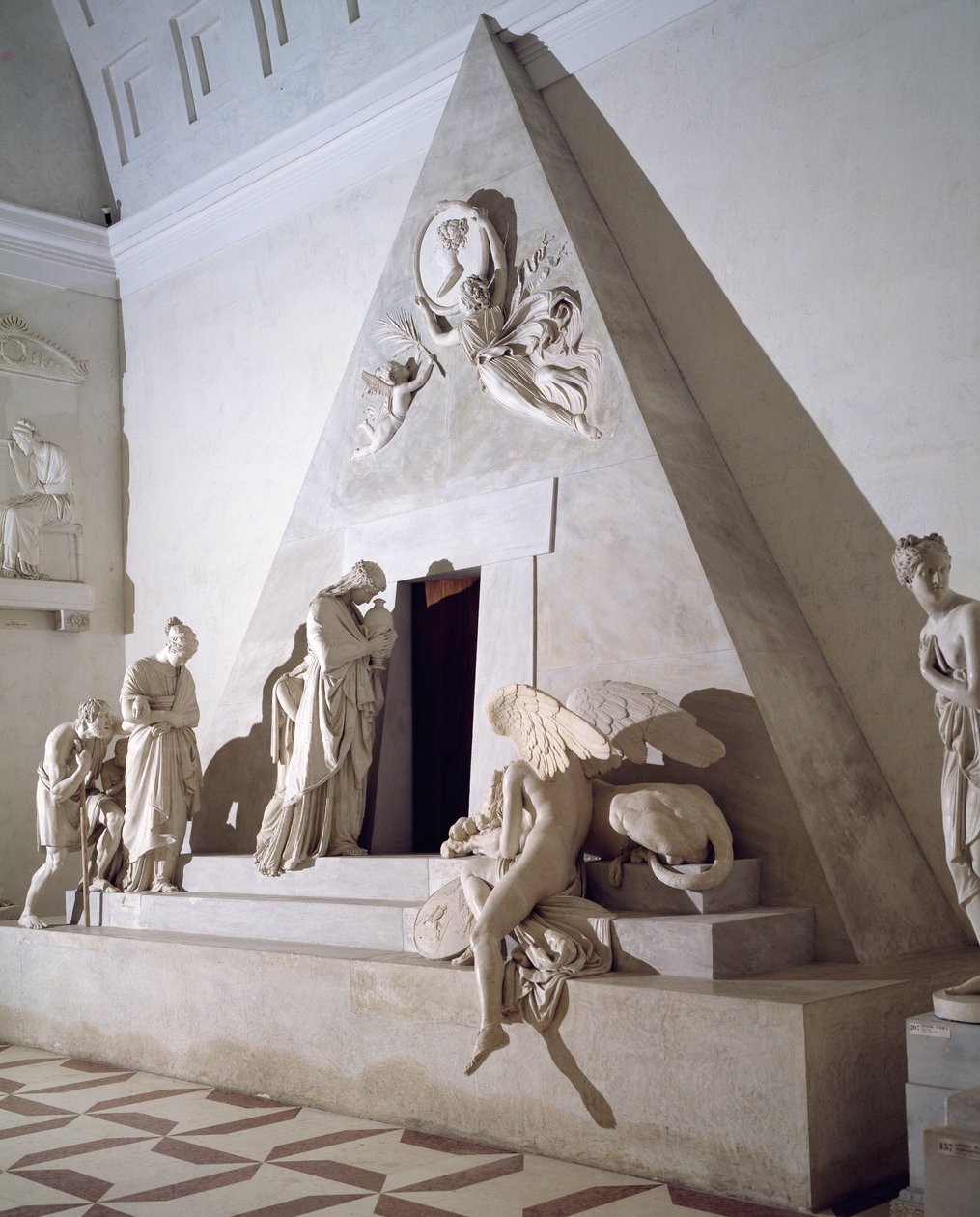 Maria Christina of Austria funerary monument by Antonio Canova (1757-1822) بواسطة انطونيو كانوفا