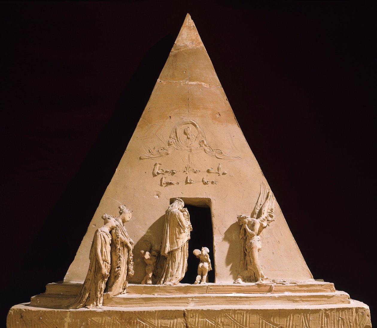 Monument to Titian by Antonio Canova (1757-1822), terracotta model بواسطة انطونيو كانوفا