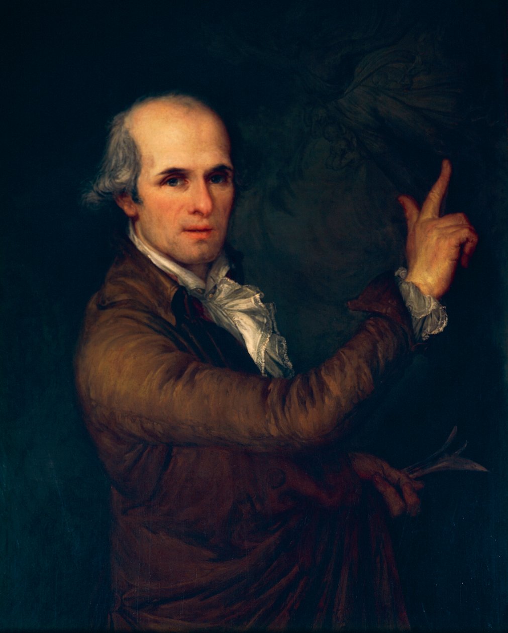 Self-portrait by Antonio Canova (1757-1822) بواسطة انطونيو كانوفا