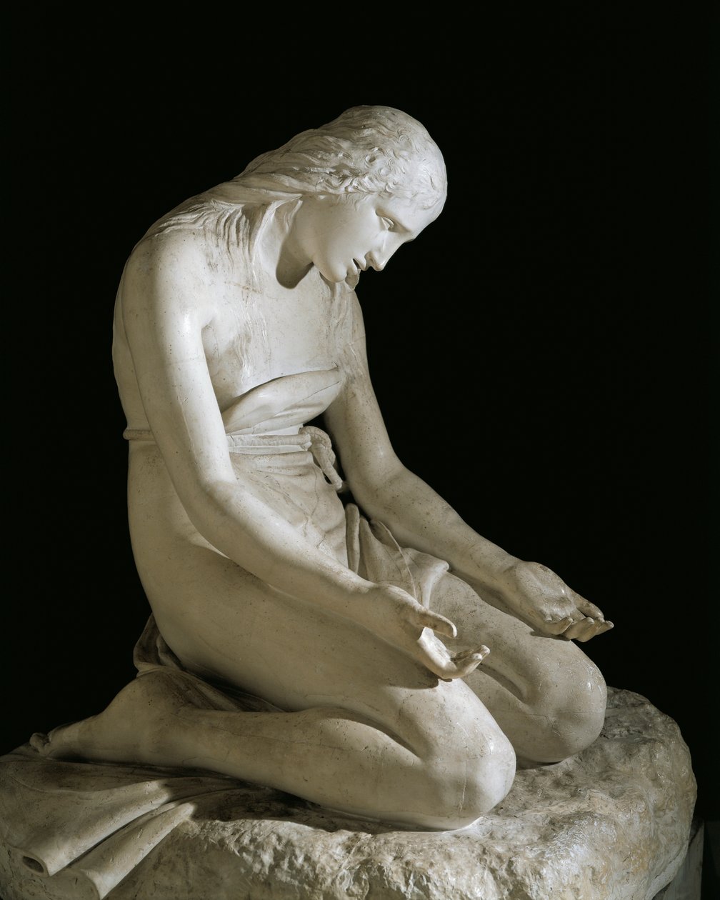 The Penitent Magdalene, by Antonio Canova (1757-1822) بواسطة انطونيو كانوفا