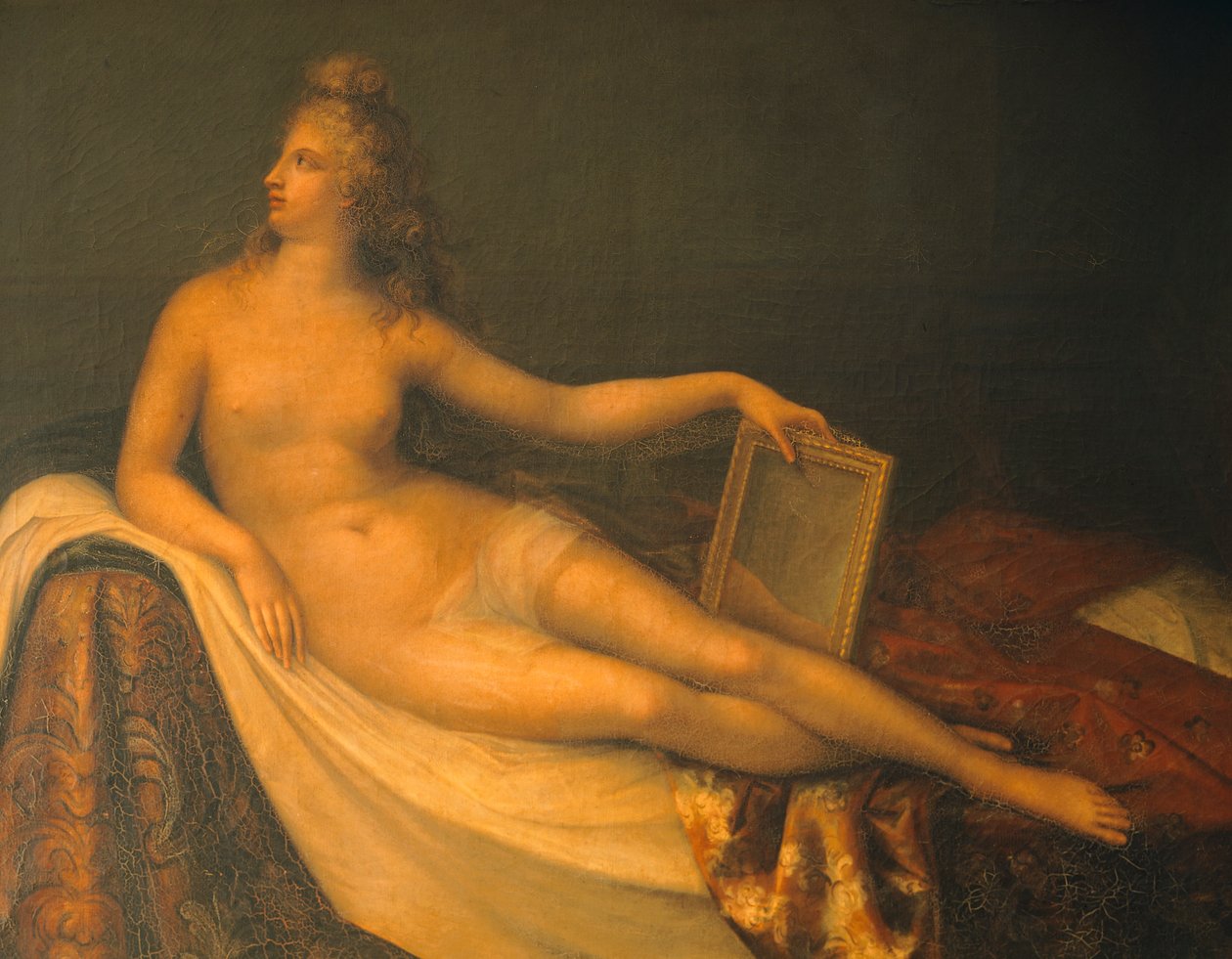 Venus with mirror by Antonio Canova (1757-1822), oil on canvas بواسطة انطونيو كانوفا