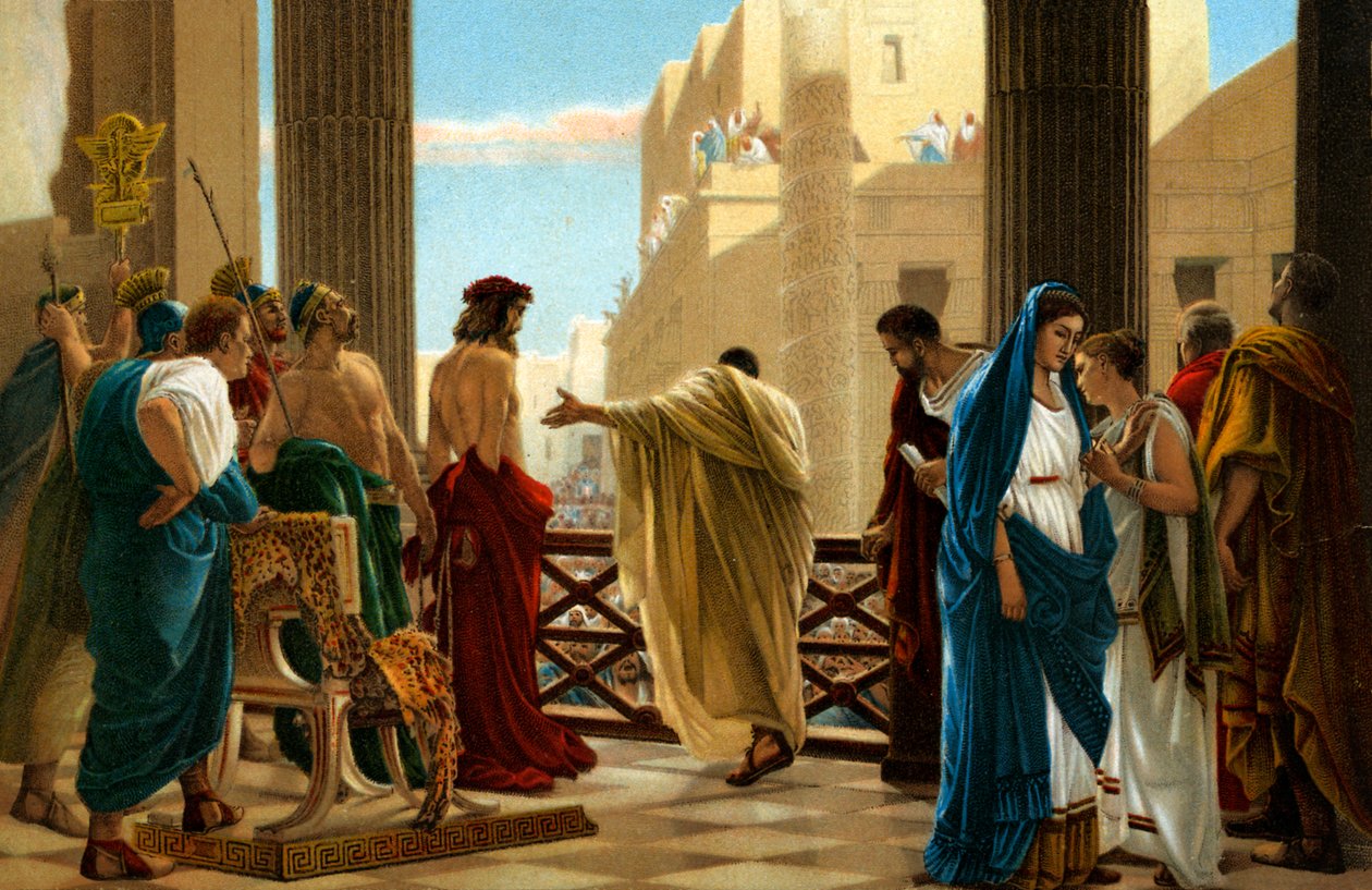 Ecce Homo ، بعد رسم أنطونيو سيسيري - الكتاب المقدس بواسطة أنطونيو سيسيري