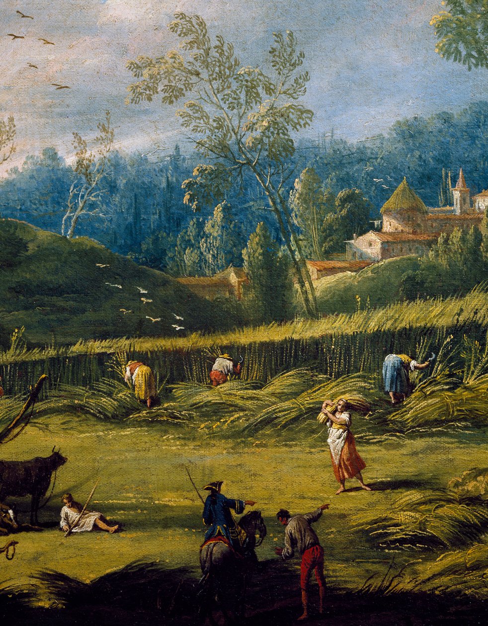 الحصاد ، تفاصيل من الصيف ، رسم أنطونيو ديزياني (1737-1797) ، لوحة. بواسطة أنطونيو ديزياني