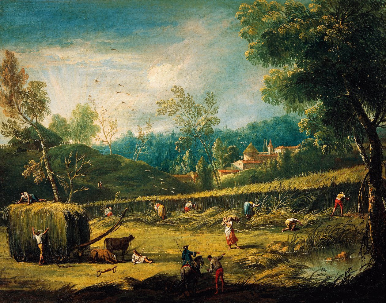 الصيف ، لأنطونيو ديزياني (1737-1797) ، لوحة. بواسطة أنطونيو ديزياني
