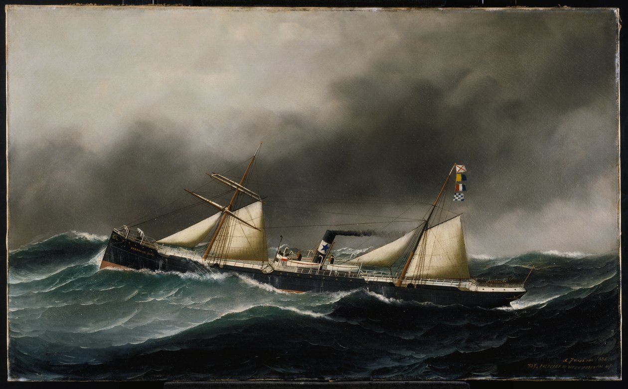 SS Brooklyn City ، 1886 بواسطة أنطونيو جاكوبسن