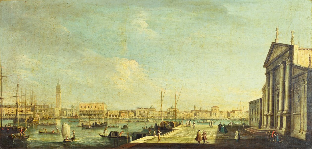 The Bacino di San Marco ، البندقية (زيت على قماش) بواسطة انطونيو جولي