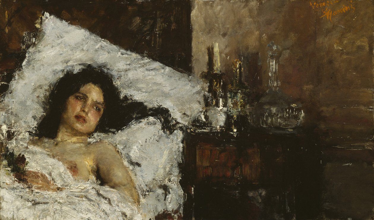 يستريح ، ج 1887 بواسطة أنطونيو مانشيني