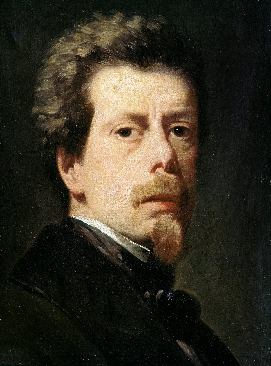 صورة ذاتية للفنان. رسم أنطونيو ماريا إسكويفيل واي سواريز دي أوربينا (1806-1857) ، كاليفورنيا. 1856 زيت على قماش مدريد ، متحف ديل برادو. بواسطة أنطونيو ماريا إسكويفيل إي سواريز دي أوربينا