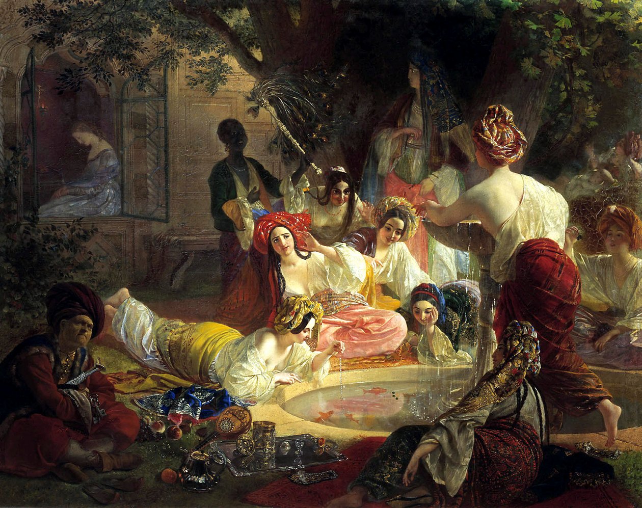 نافورة Bahçesaray ، 1849. بواسطة أنطونيو موليناري