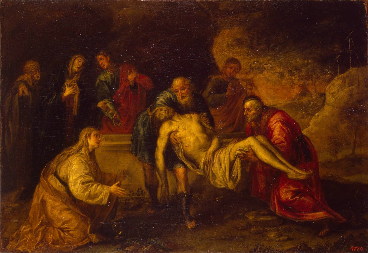 قبر المسيح ، بين عامي 1640 و 1650 بواسطة أنطونيو بيريدا إي سالغادو دي