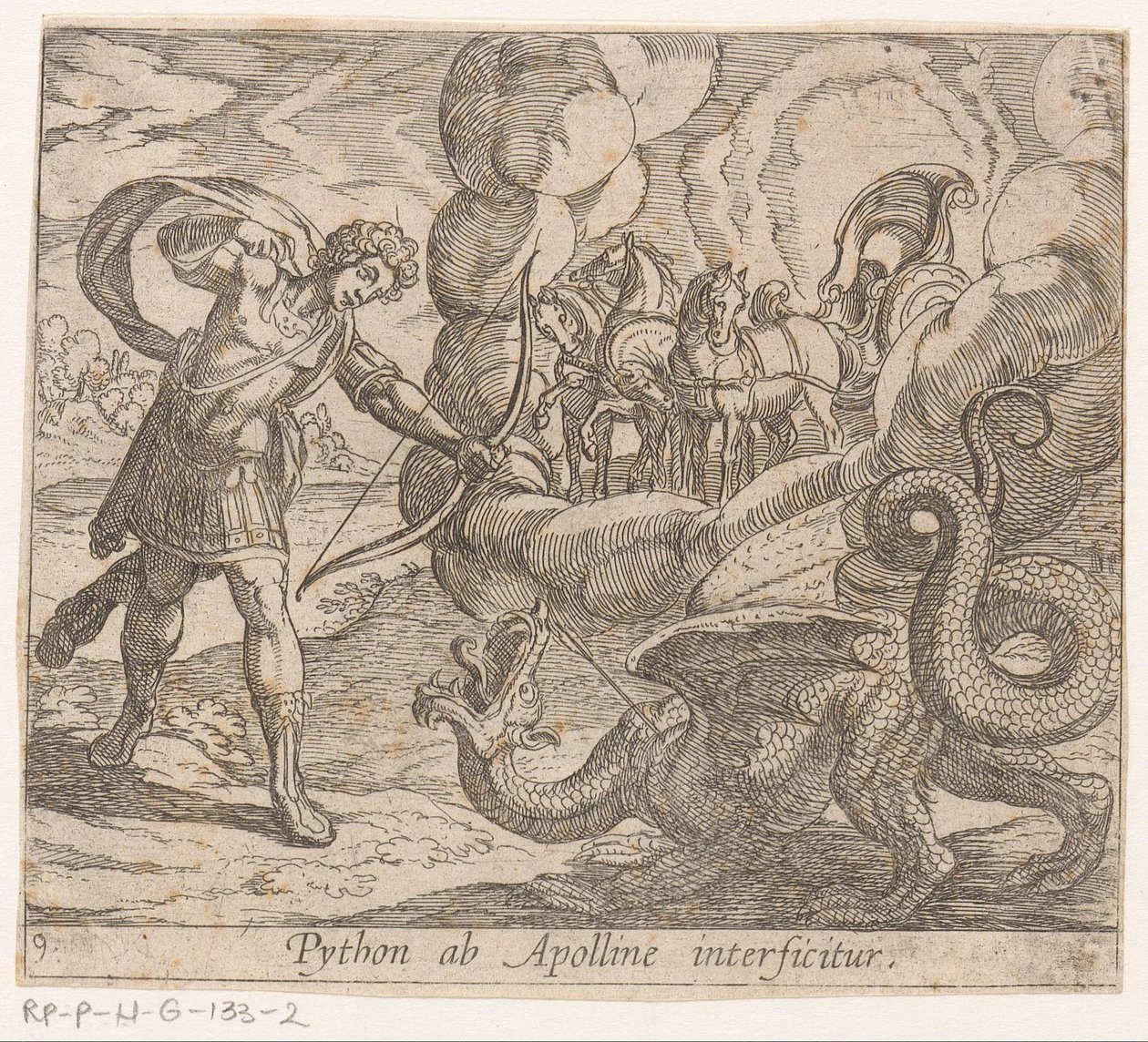 أبولو دودز بايثون قتل Python بواسطة Apollo (العنوان على الكائن) Metamorphoseon أو التحويلات (عنوان السلسلة) ميتامورفوسين فان أوفيديوس (عنوان المسلسل) بواسطة انطونيو تمبيستا