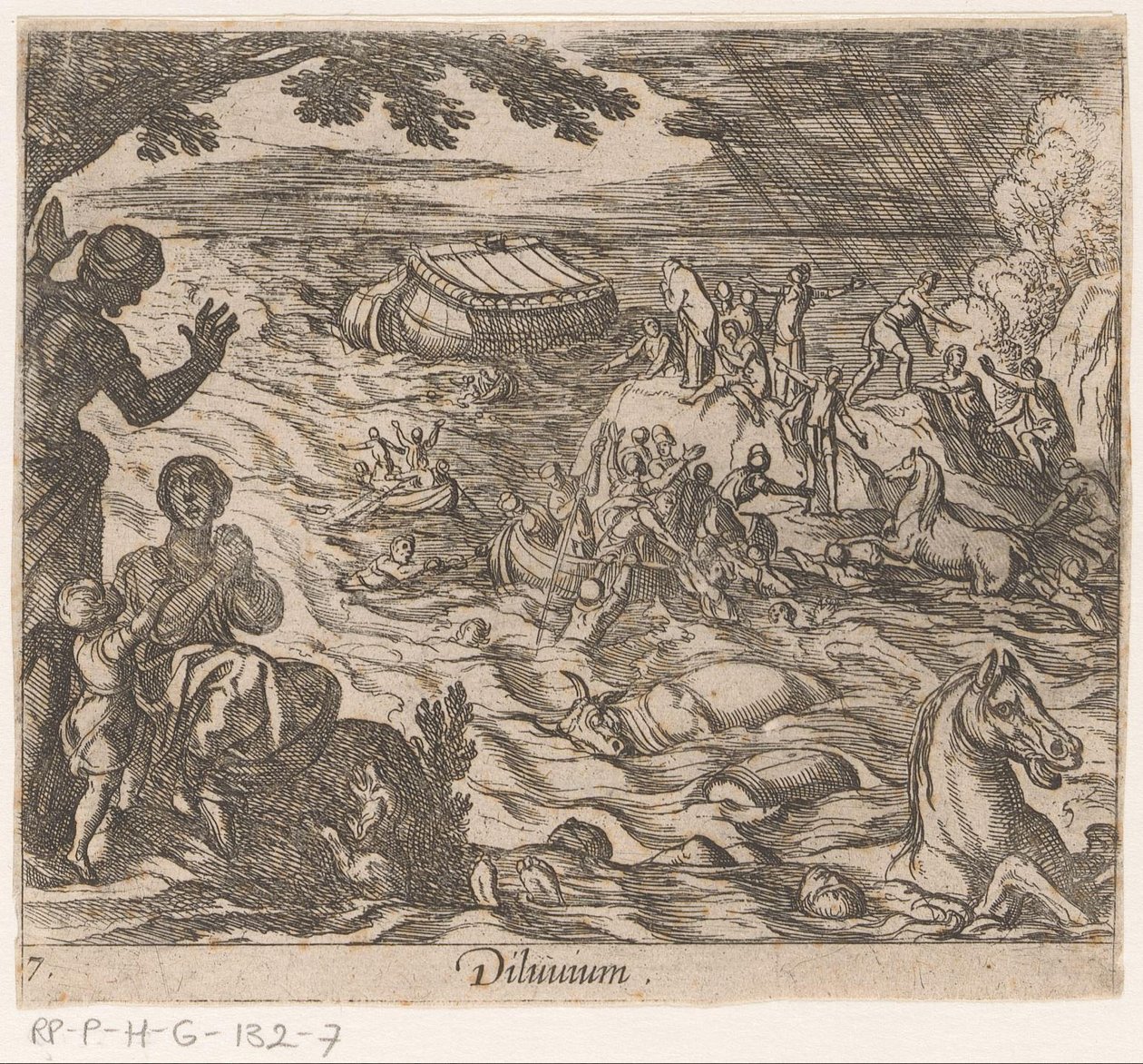 دي زوندفلويد Deluvium (العنوان على الكائن) التحول الجذري المتحولة (عنوان السلسلة) ميتامورفوسين فان أوفيديوس (عنوان المسلسل) بواسطة انطونيو تمبيستا