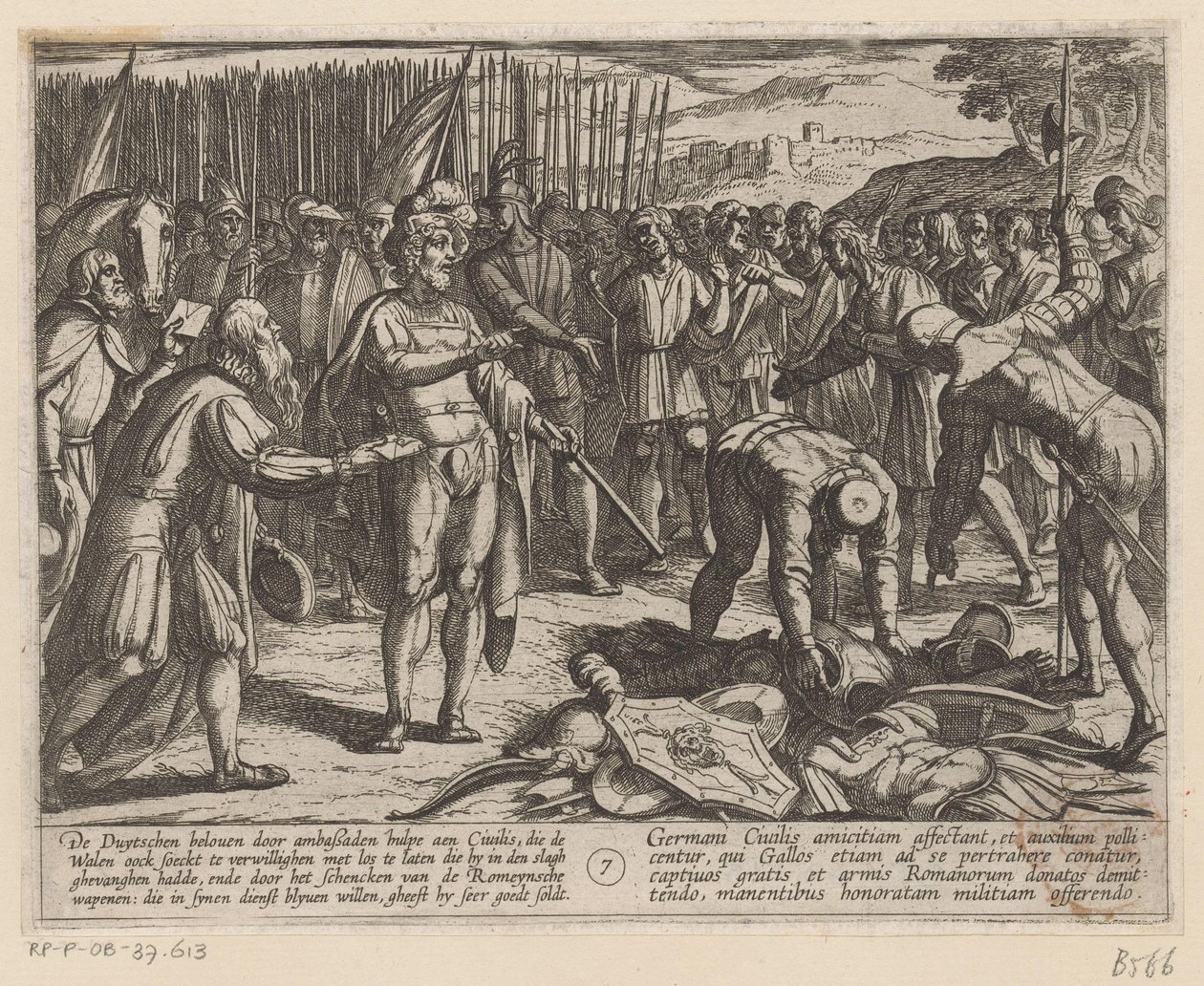 مبعوثون ألمان يزورون يوليوس سيفيليس حروب باتافيان ضد الرومان (عنوان المسلسل) Batavorum cum Romanis Bellum (عنوان السلسلة) بواسطة انطونيو تمبيستا