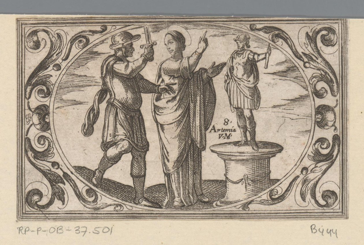 حاء ارتيميا Romeinse Martelaressen (عنوان المسلسل) Imagini di moltes vergini Rom nel Martirio (عنوان المسلسل) بواسطة انطونيو تمبيستا