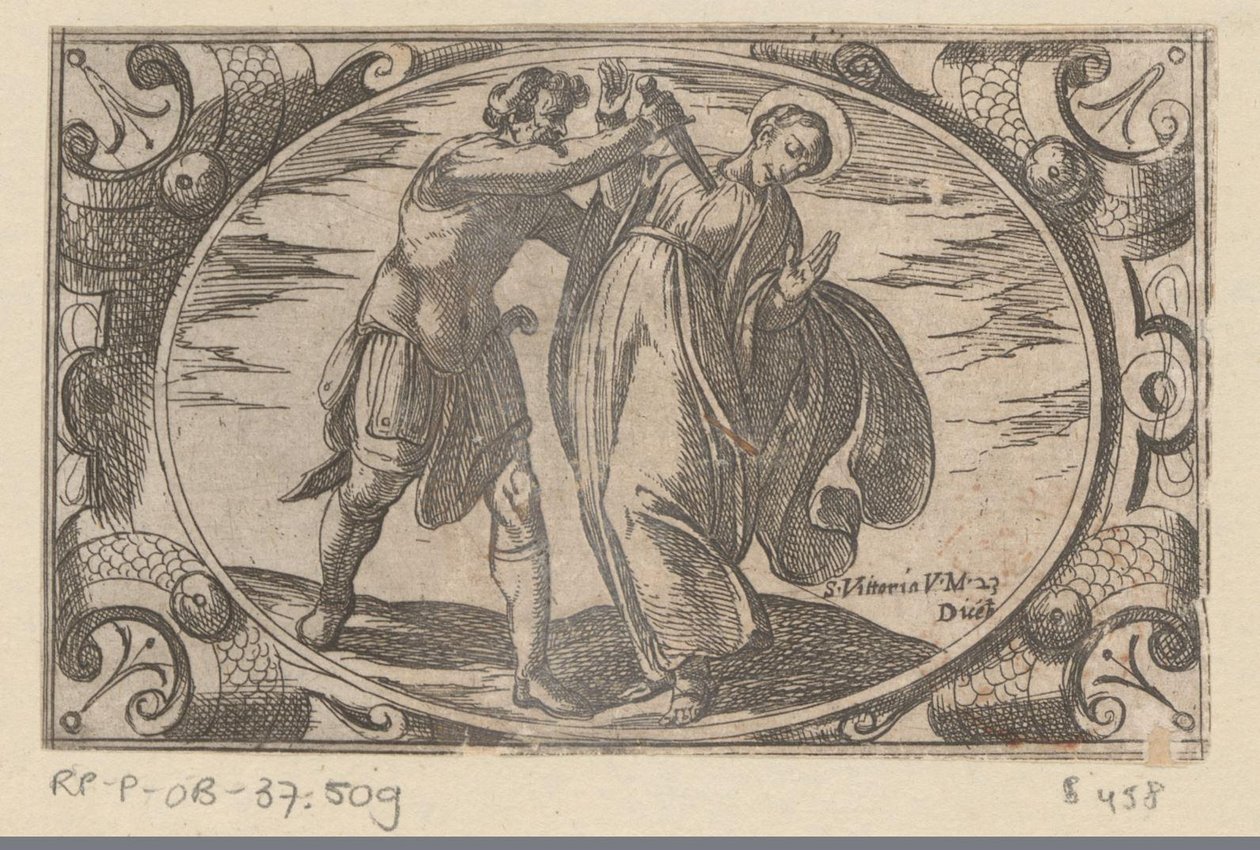 H. فيكتوريا Romeinse Martelaressen (عنوان المسلسل) Imagini di moltes vergini Rom nel Martirio (عنوان المسلسل) بواسطة انطونيو تمبيستا
