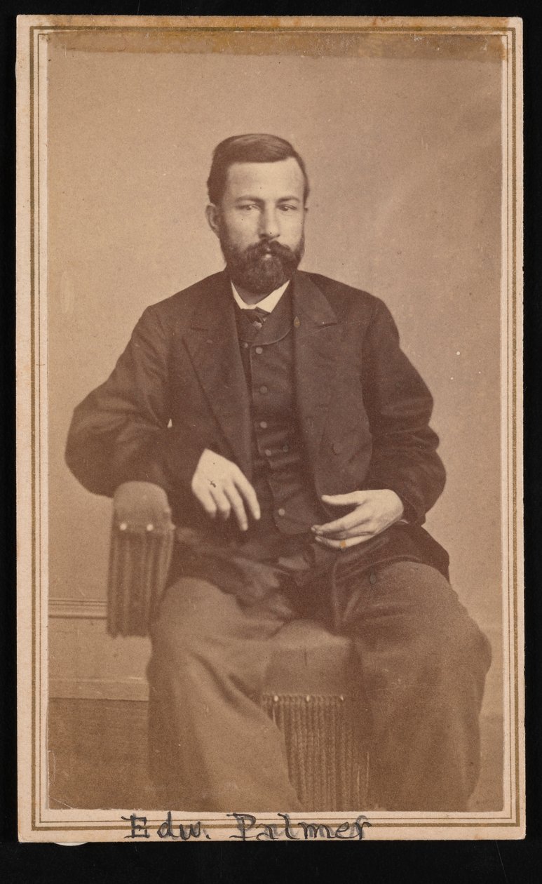 صورة لإدوارد بالمر 1829-1911 ، 1868-1869. بواسطة أنطونيو زينو شيندلر