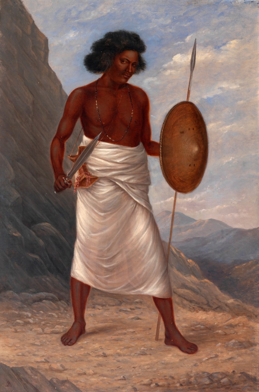 رجل صومالي ، كاليفورنيا. 1893. بواسطة أنطونيو زينو شيندلر