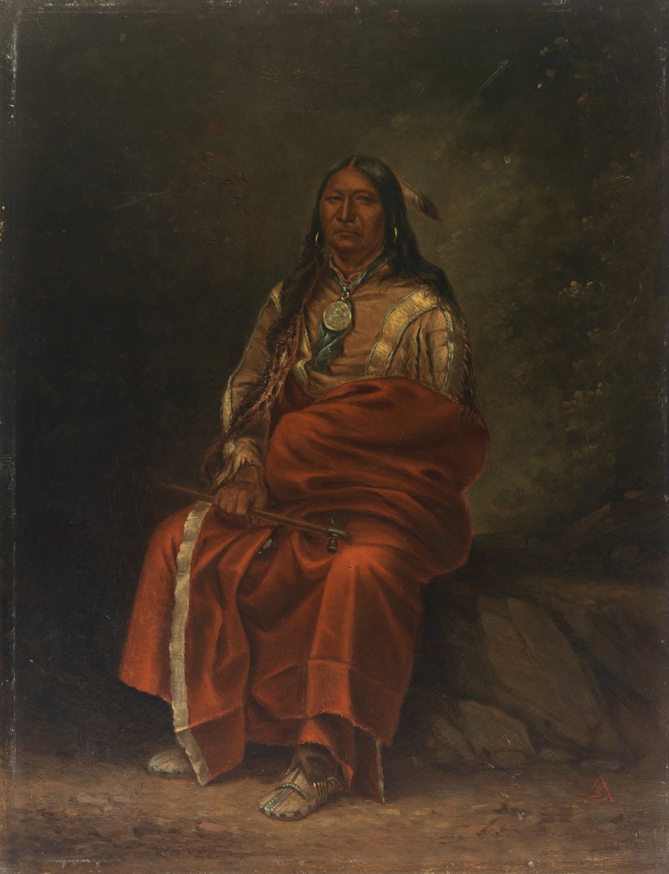 الذيل المرقط ، كاليفورنيا. 1887. بواسطة أنطونيو زينو شيندلر