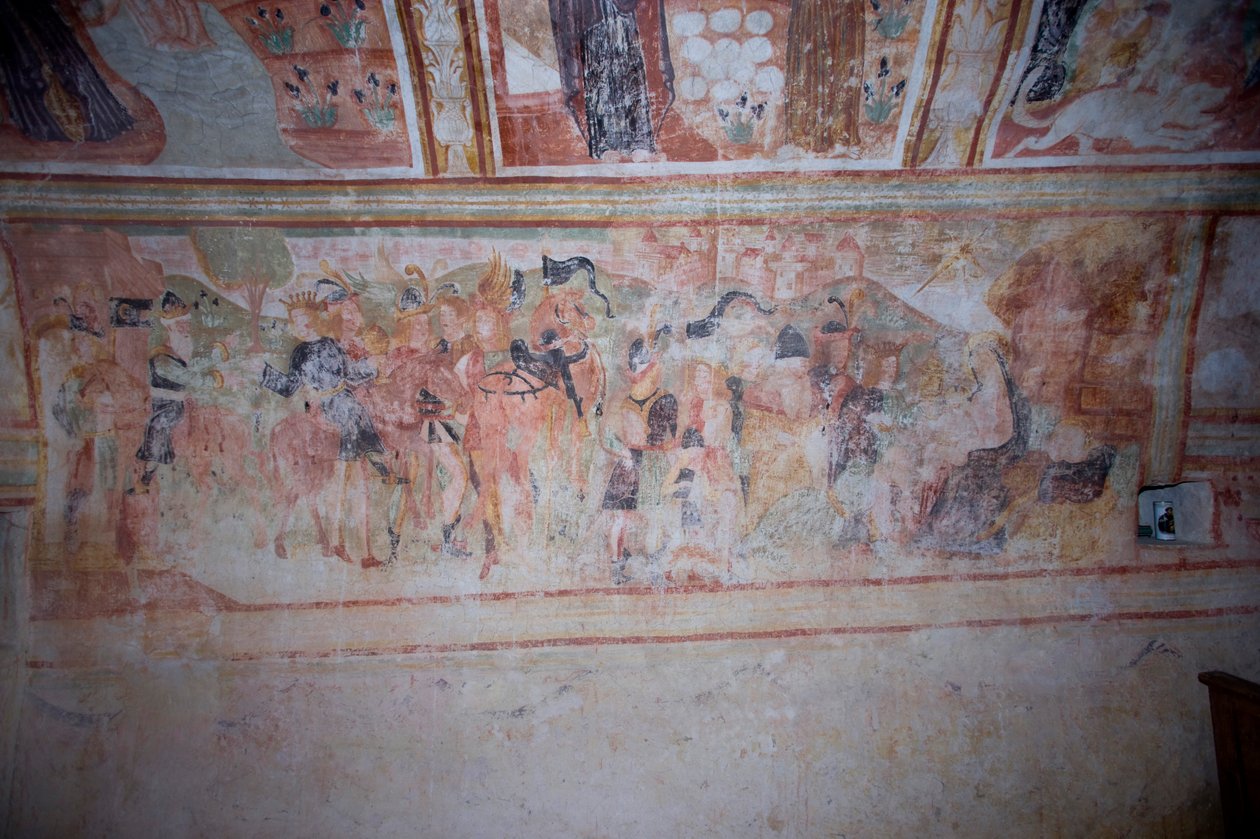 Adoration of the Magi (fresco) بواسطة أنطونيو دا بادوفا