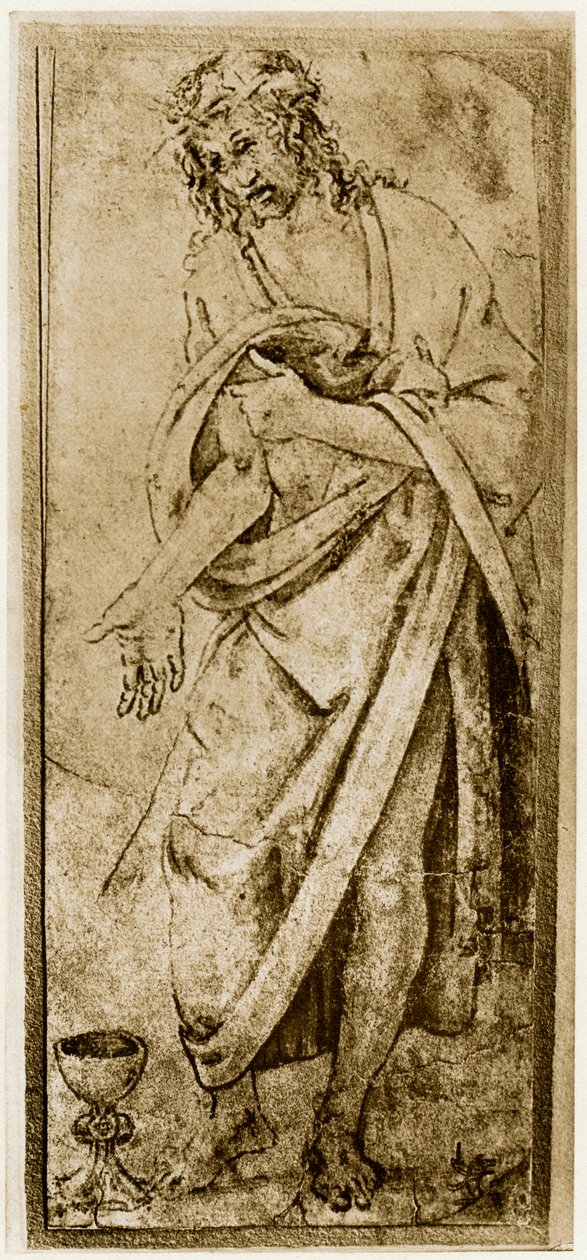 المسيح والكأس ، 1913. بواسطة أنطونيو بولايولو