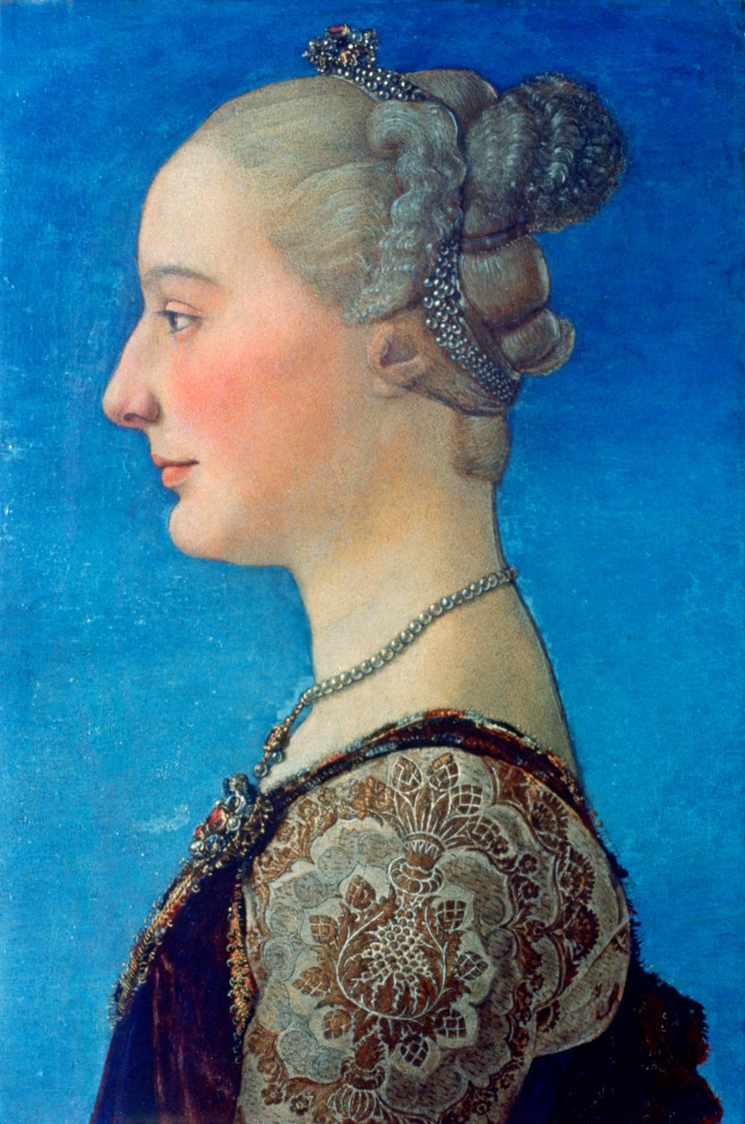 صورة سيدة ، c1453-1498 بواسطة أنطونيو بولايولو