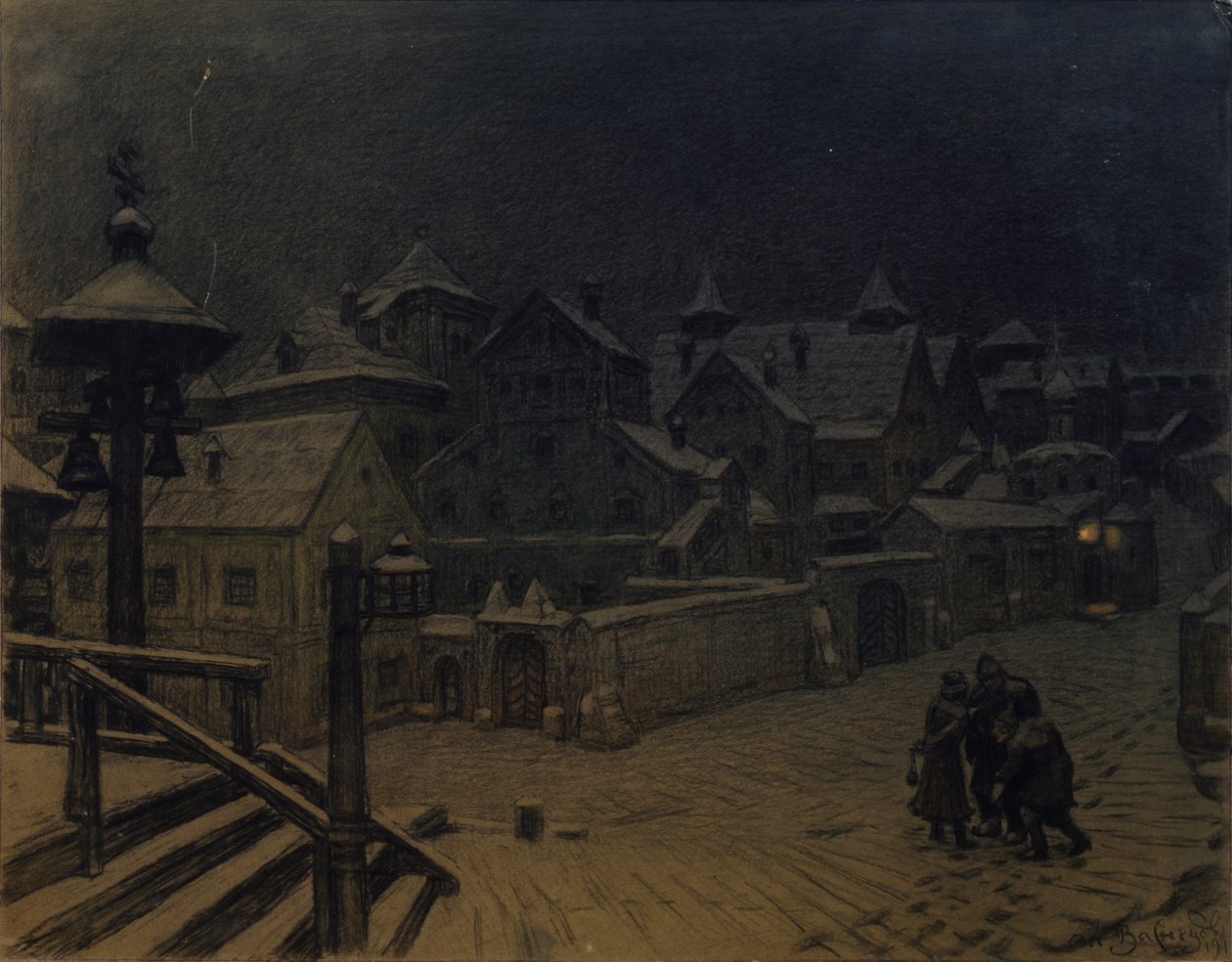 القصور النائمة ، 1918 بواسطة Apollinari Mikhailovich Vasnetsov