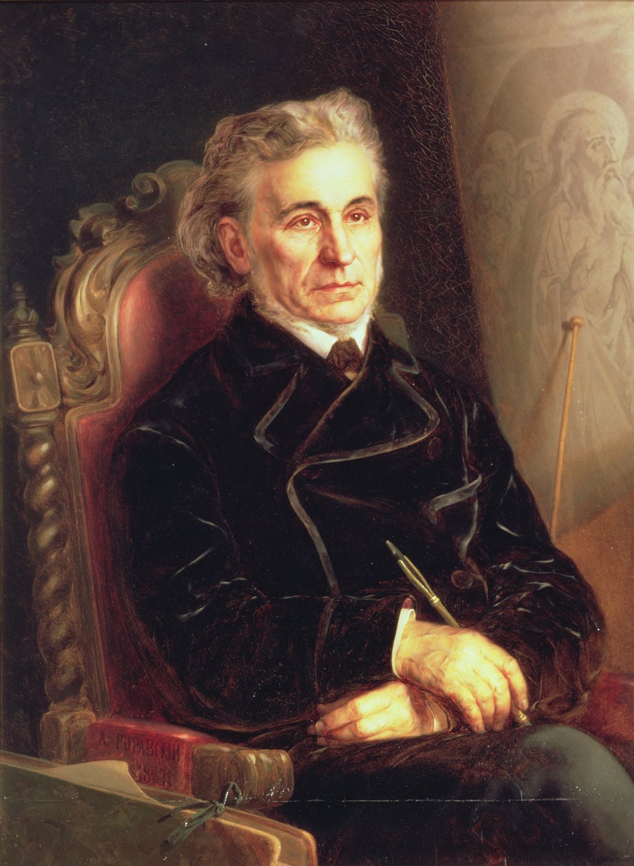 صورة لفجودور بروني (1799-1875) ، 1871 بواسطة جرافسكي Apollinary
