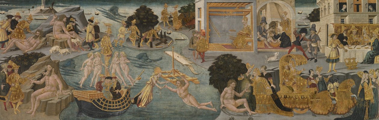 مغامرات يوليسيس ، 1435-1445 بواسطة Apollonio di Giovanni di Tommaso