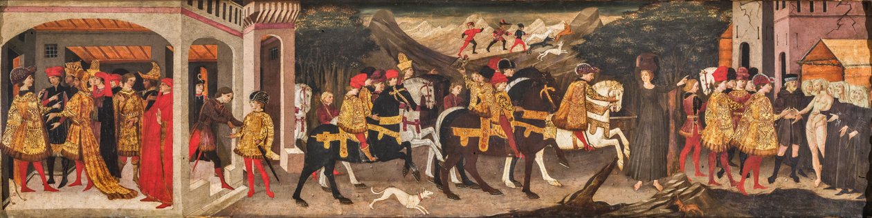 قصة جريسيلدا بواسطة Apollonio di Giovanni di Tommaso