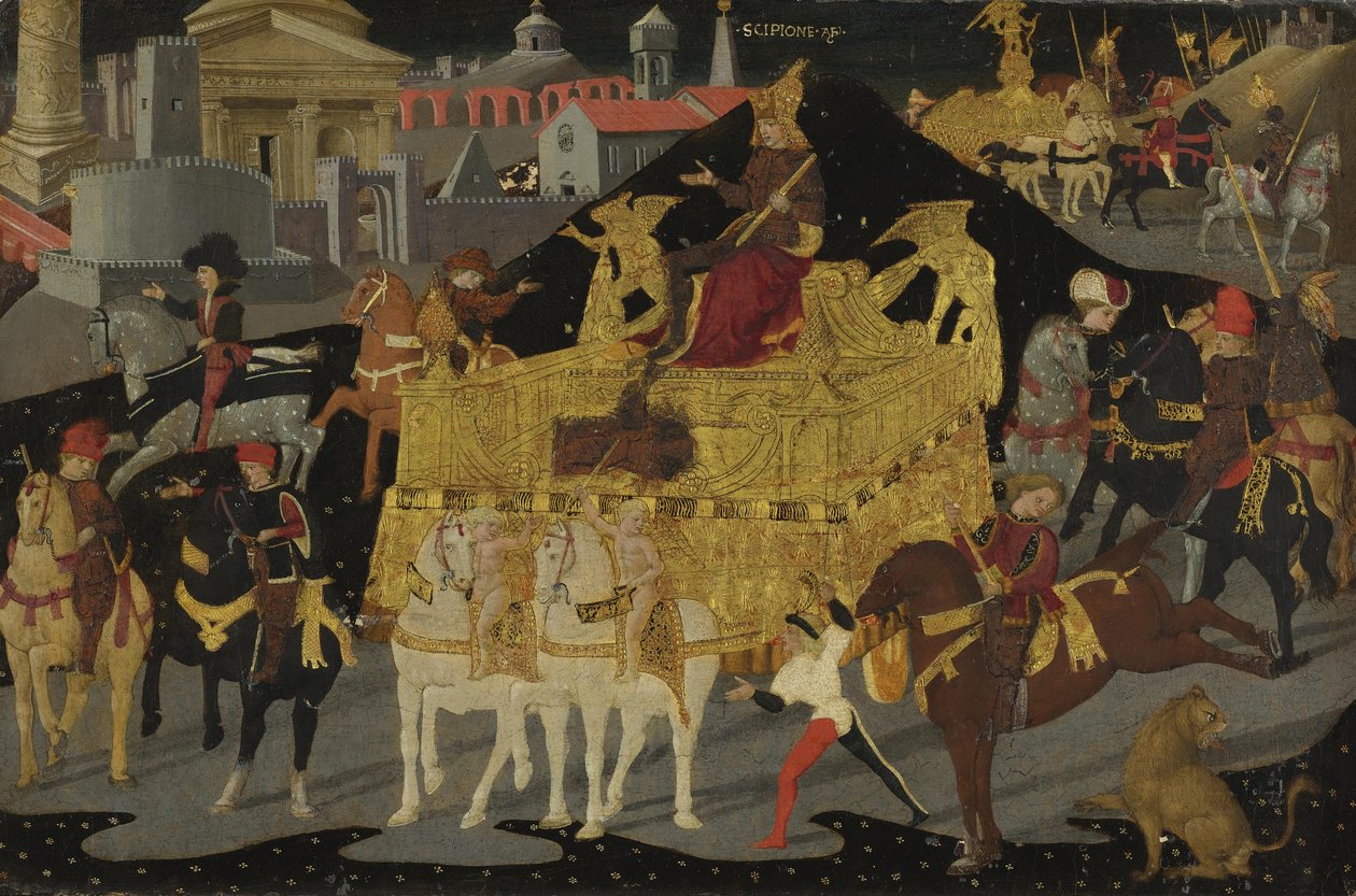 انتصار Scipio بواسطة Apollonio di Giovanni di Tommaso