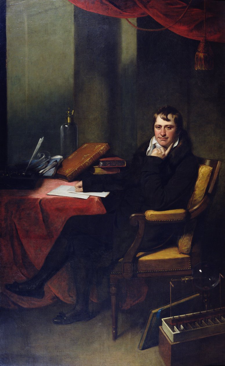 صورة همفري ديفي (1778-1829) بواسطة آرتشر جيمس أوليفر