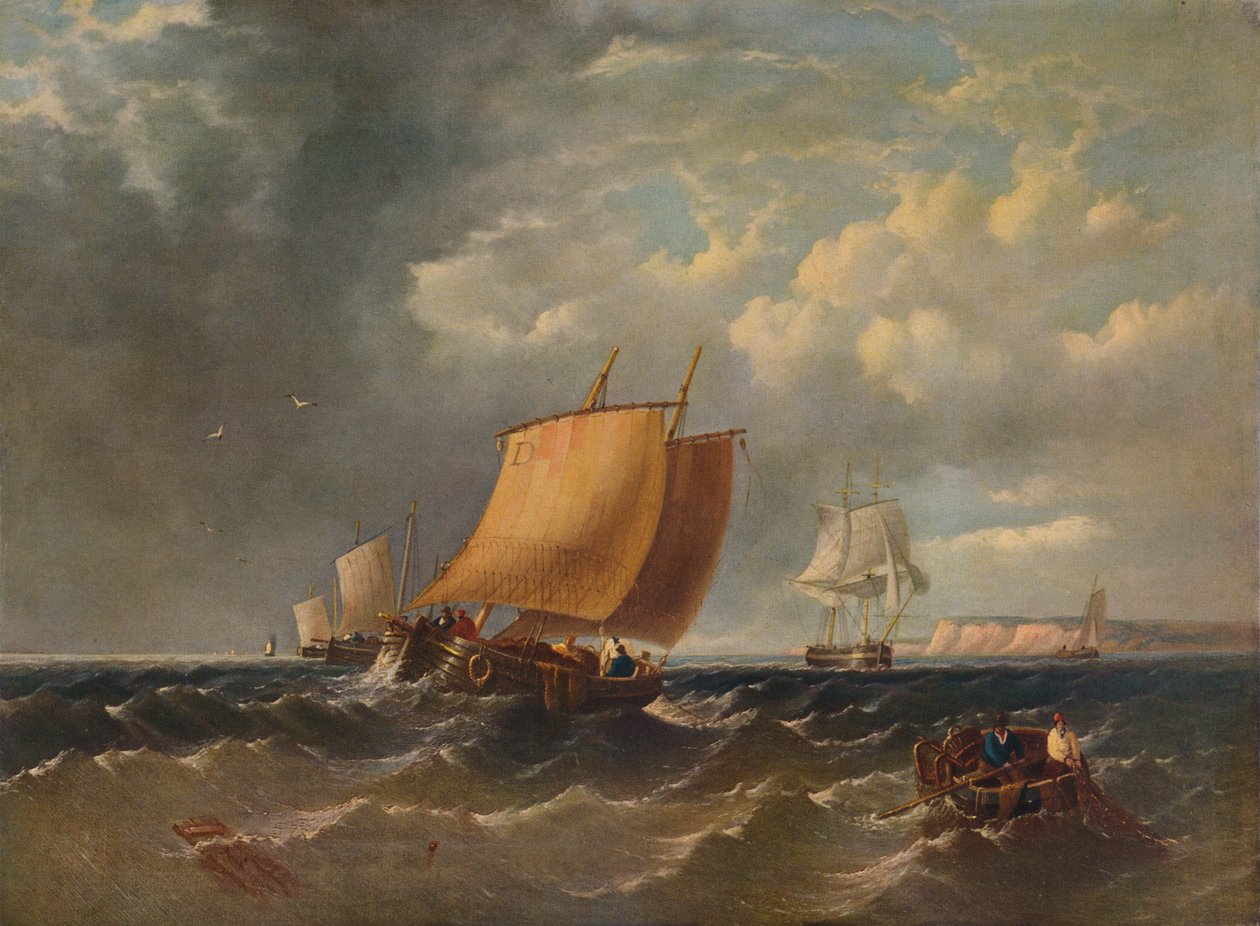 لوغر الصيد قبالة ساحل كينت ، c1854 ، 1938 بواسطة أرشيبالد ويب
