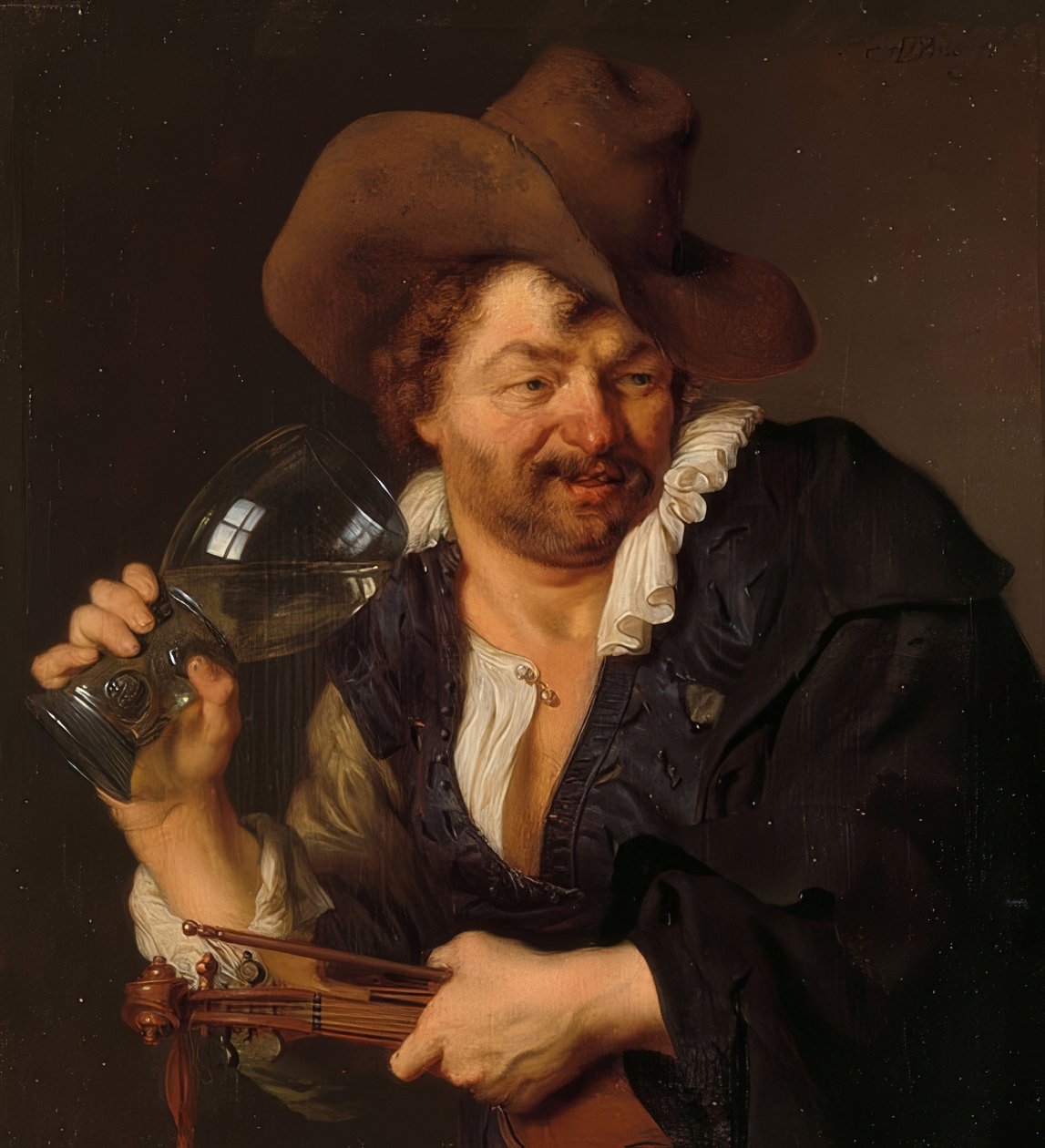 ذا ميري فيدلر. 1660-80 بواسطة Aria de Vois