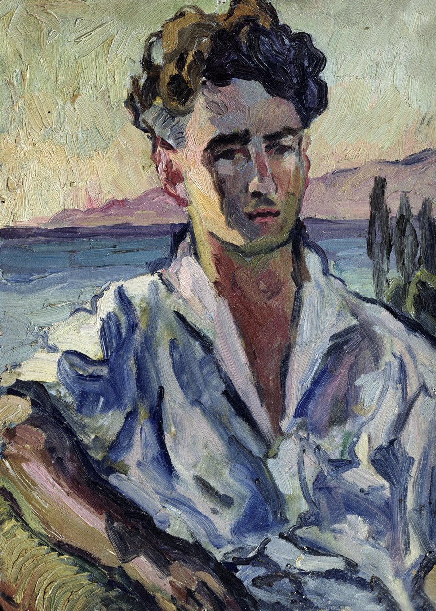 Iosif Utkin ، 1931 (زيت على لوح كرتوني) بواسطة أريستارخ فاسيليفيتش لينتولوف