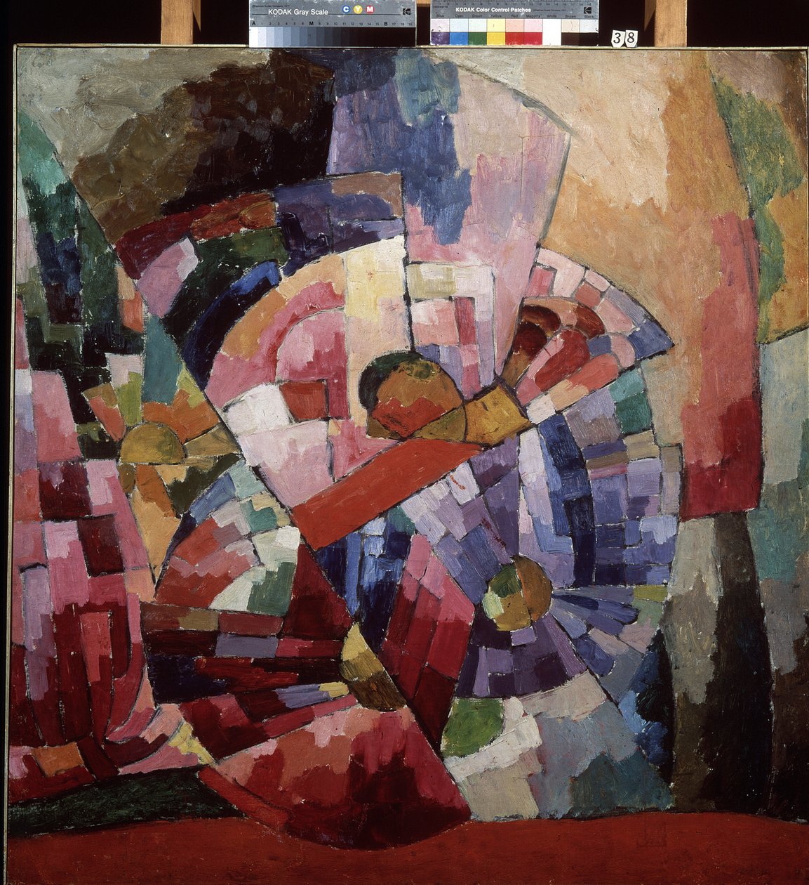 النجمة (النجمة). لا تزال الحياة التكعيبية. لوحة لأريستارخ فاسيليفيتش لينتولوف (1882-1943) ، زيت على قماش بواسطة أريستارخ فاسيليفيتش لينتولوف